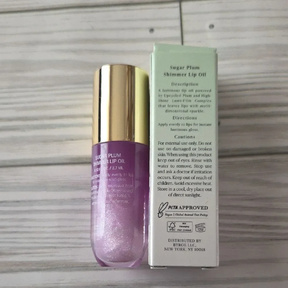 Byroe Sugar Plum Shimmer Lip Oil